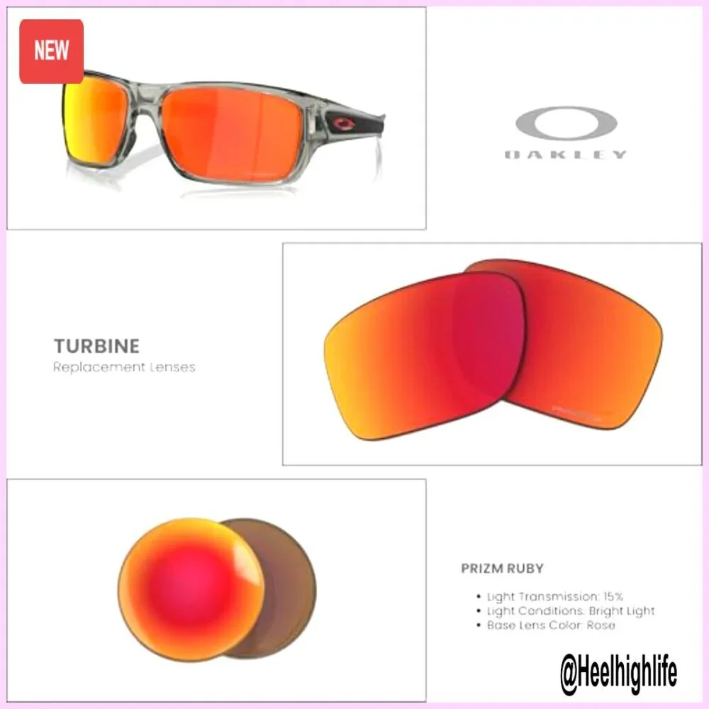 Replacement Sunglass Lenses with Microfiber Pouch, Prizm Technology